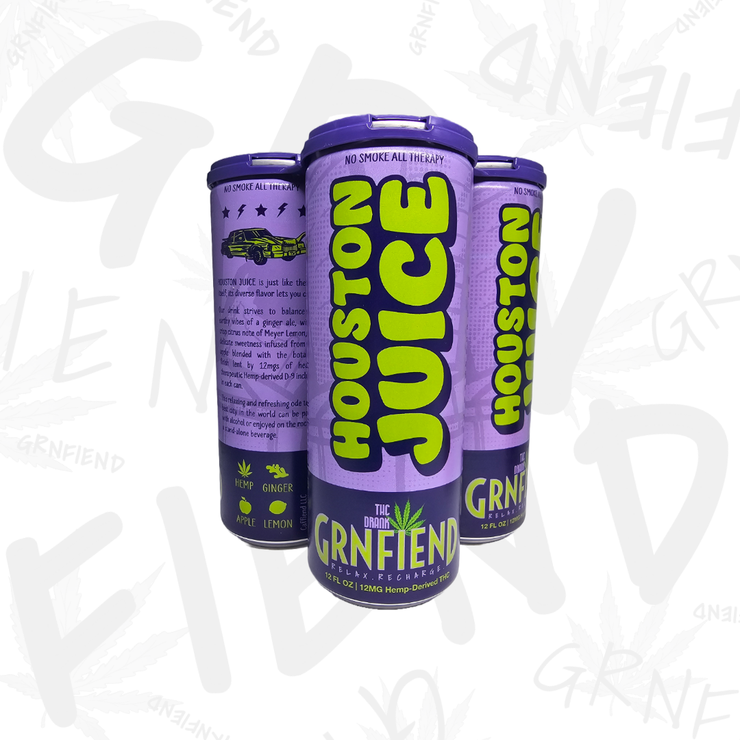 Houston Juice Delta-9 Drink | Apple Ginger Lemon