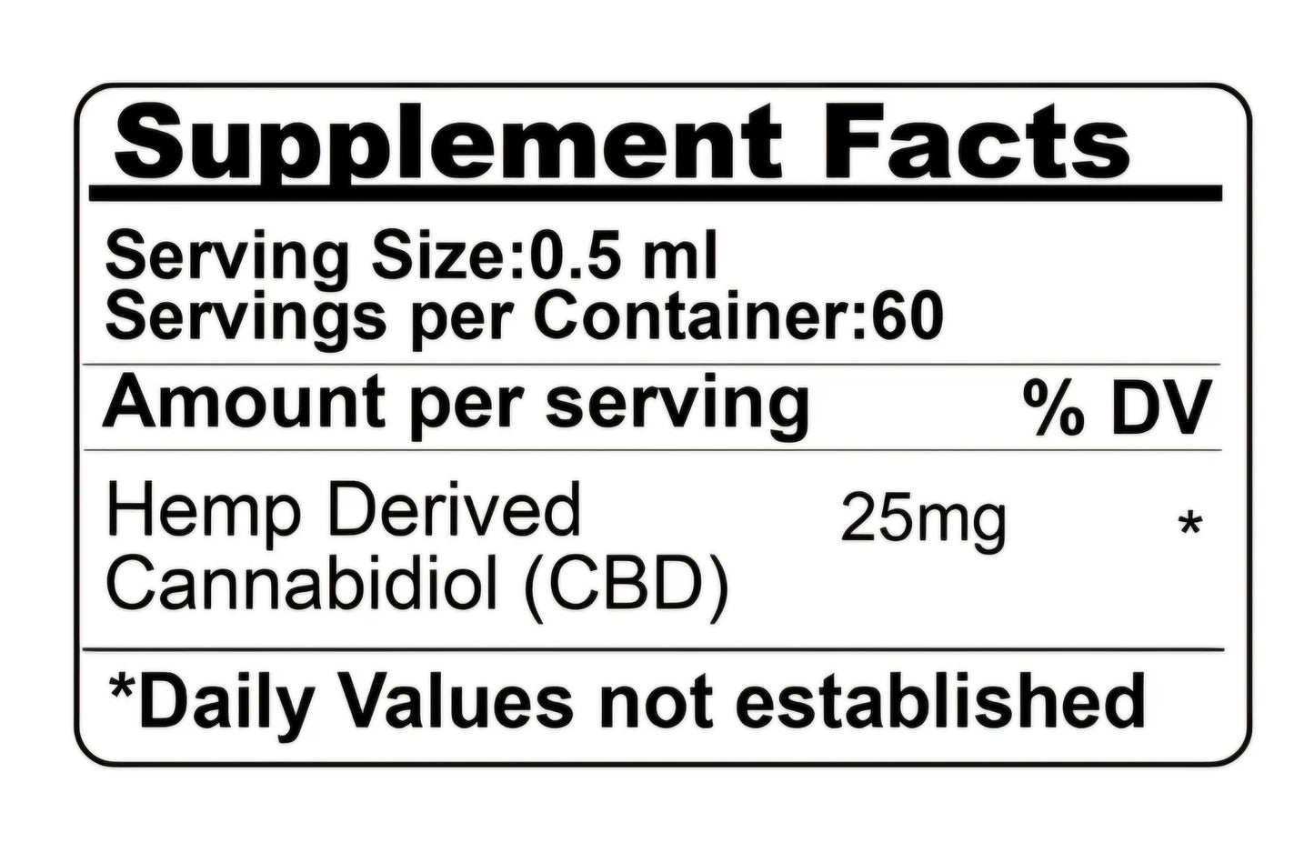 Broad Spectrum CBD Tincture 1500mg | THC-Free MCT Oil